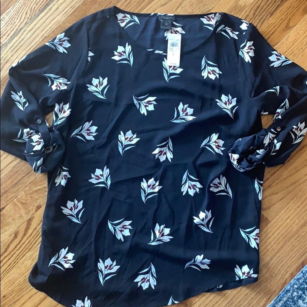 Ann Taylor Floral Blouse